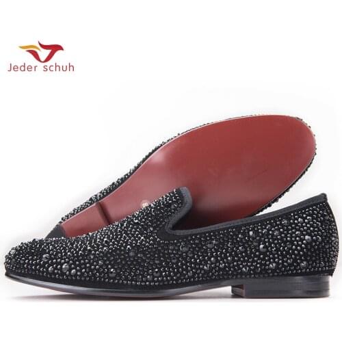Wedding And Party MenS Shoes Super Star With Rhinestones Upper Material Carrefour Flats Slippers Smoking Free Shipping