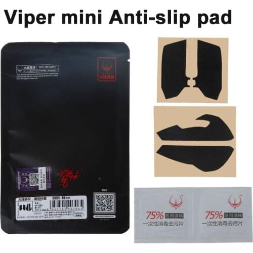 1 Pack Original Hotline Games Mouse Antiskid Skate Side Sticker Sweat Resistant For Razer Viper Mini Gaming Mouse Anti-slip Pad