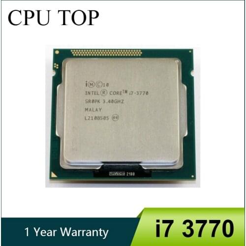 Intel Core i7 3770 3.4GHz SR0PK Quad-Core LGA 1155 CPU Processor