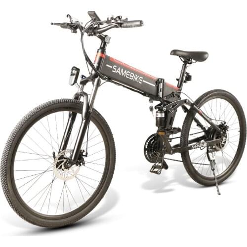 Europe Warehouse In Stock Folding Electric Bicycle SAMEBIKE LO26 350W Motor 48V 10.4Ah Li-ion Battery Ebike Moped Electric Bike