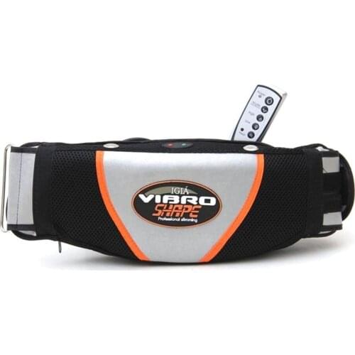 Vibrating Electric slimming Belt massager waist trimmer abdominal belly shape heating for weight loss burning fat belt