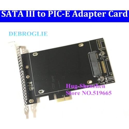 High Speed SATA III to PCIE SSD Adapter with SATA III port for MAC PRO 08-12 / OSX 10.8-10.14 / MP3.1-5.1