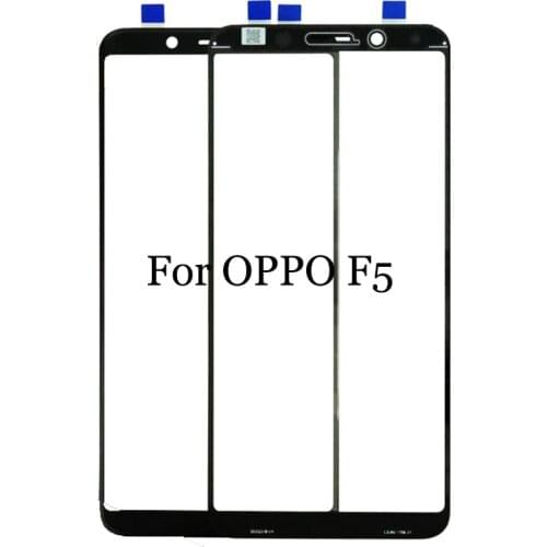 For OPPO F5 Black White Touch Screen Digitizer Sensor Replacement touch panel without flex cable Perfect Repair Parts