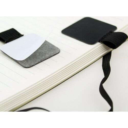 1 Pcs trend h42 diary Document Container Stationery self-adhesive type leather Creative Cute Clip