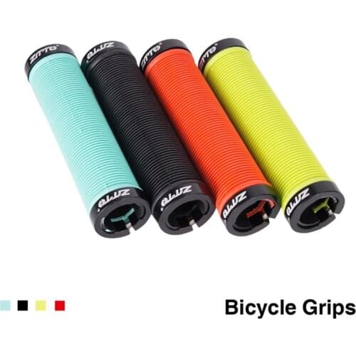 ZTTO Bike Road Bicycle Parts Silicone Gel Lock on Anti Slip Handlebar Grips for MTB Mountain Bike Folding AG15 A Pair