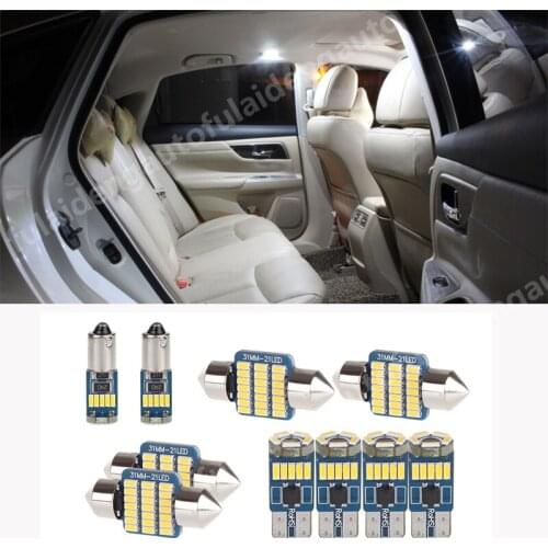 10pcs For Toyota Land Cruiser Prado 2700 FJ120 2003-2009 LED reading light&Door light&Interior light Car Styling Accessorie