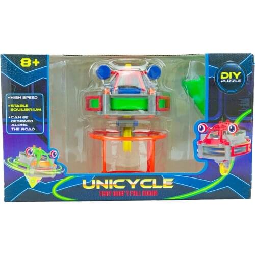 2-IN-1 Self-Balancing Unicycle Electric One-Wheel Balance Car High Speed Top With Light Educational Robot Toys for Kids Gift