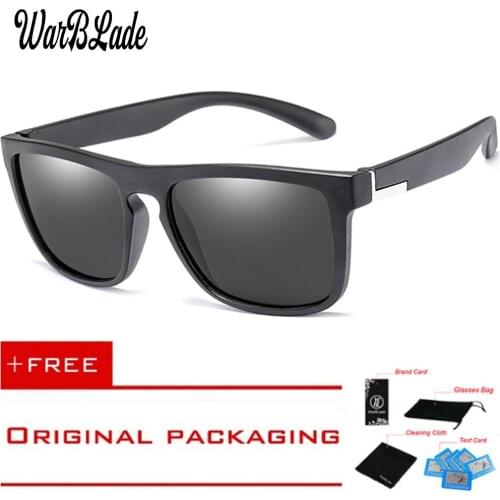 2018 Men Square Flexible Polarized Sunglasses Women Luxury Brand Driving Goggles Soft Frame UV400 Eyewear Gafas de sol