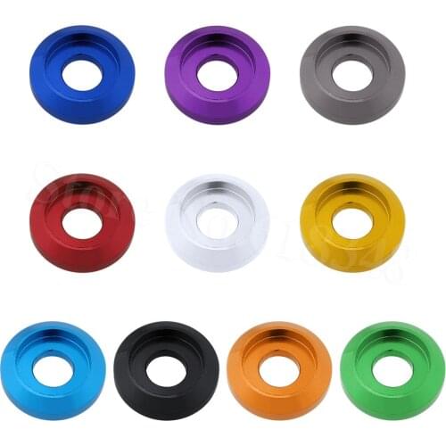 8-pack Multicolour M3 Screws Washer Bolts Washers Cap Head Pan Head Aluminum Anodized Hardware CNC RC Replacement
