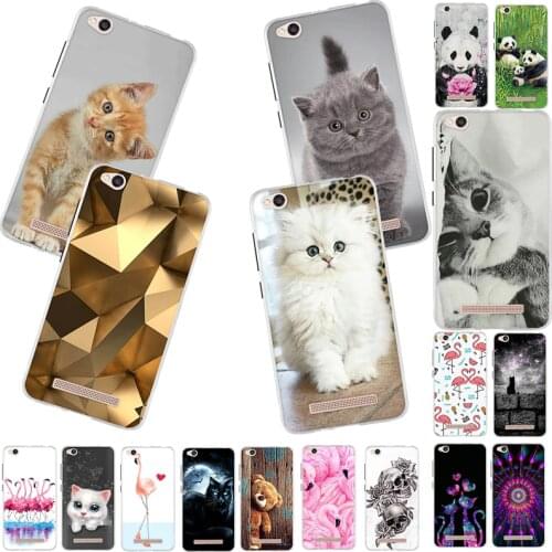 Case For Xiaomi Redmi 4A 4X 6A Case Soft TPU Silicone Phone Cover For Xiomi Redmi 5A 6A 6 A Back Cover Cases Cute Shell Bumper