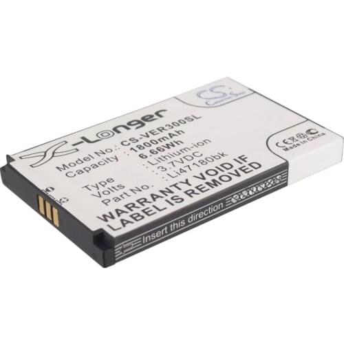 CS 1800mAh / 6.66Wh battery for Viewsonic Q1, Q3, Q3+, Q5, Q5+ Li47180bk