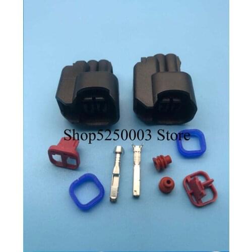 HP3945 10Kits Adapter ev6 ev14 US CAR Female Automotive Connector For Ford Chevy Dodge Chrysler Subaru USCAR Injector