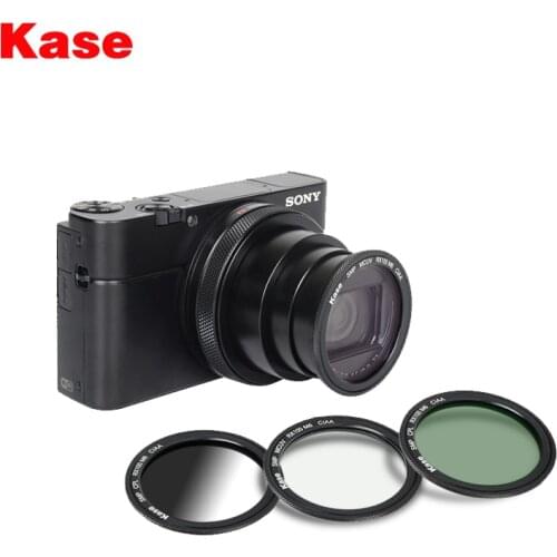 Kase Optical Glass Multilayer Coating MCUV CPL GND0.9 ND64 ND1000 Filter for RX100 M6 M7 ZV-1 Gr3 Gr2 camera lens