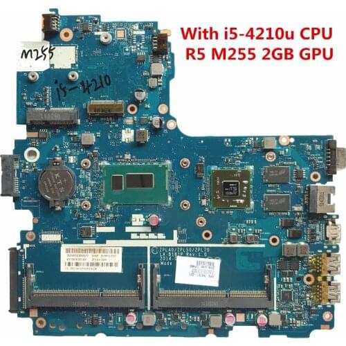 For HP 450 G2 Laptop Motherboard ZPL40/ZPL50/ZPL70 LA-B181P DDR3L With SR1EF i5-4210u CPU R5 M255 2GB MB 100% Tested Fast Ship