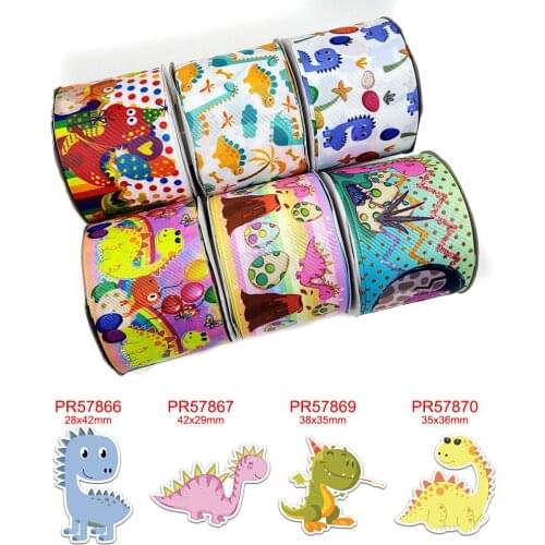 2020 new arrival 3 inch grosgrain ribbon wholesale Printed cartoon character ribbon 44485
