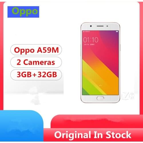Original Oppo A59M 4G LTE Mobile Phone MTK6750 Octa Core Android 5.1 5.5" IPS 1280x720 3GB RAM 32GB ROM 13.0MP Fingerprint