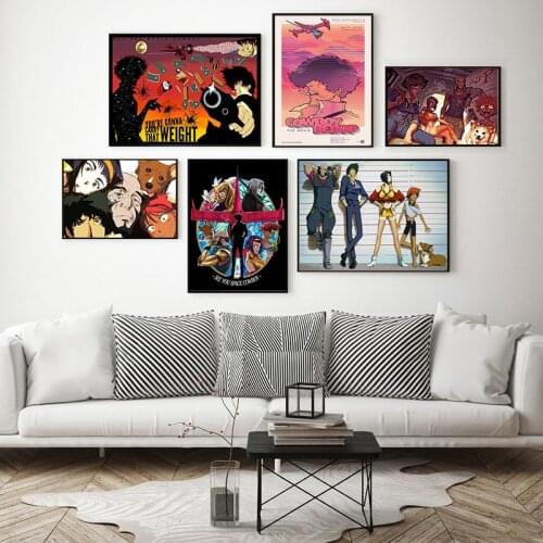 Cowboy Bebop Anime Nordic Prints Poster Modular Canvas Pictures Painting Home Decoration Living Room Wall Art