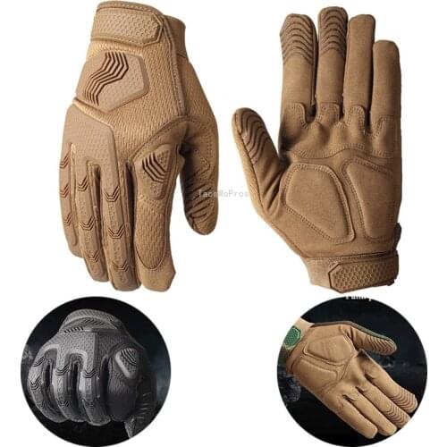 Hunting Hiking Full Finger Gloves Tactical Military Shooting Airsoft Paintball Cs Game Gloves for Combat Army Training Fishing