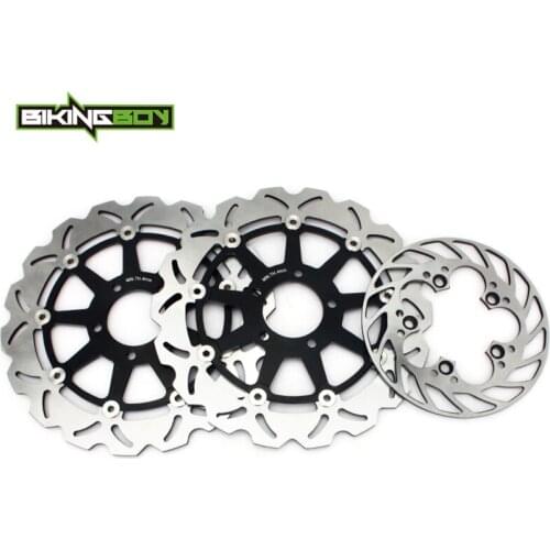 BIKINGBOY Front Rear Brake Disks Discs Rotors TL 1000 S 97-01 99 00 TL 1000 R 98-03 GSXR 600 750 97-03 GSXR 1000 01 02 K1 K2 Set
