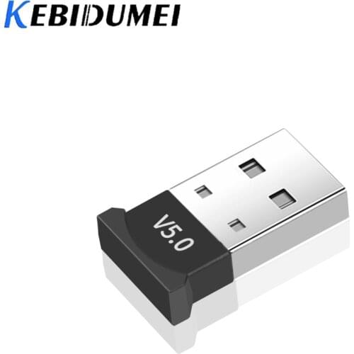 Kebidumei USB Bluetooth 5.0 Transmitter Receiver Music Receiver Wireless Mini USB Adapter Dongle for Laptop Mouse Keyboard
