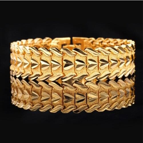 Luxury Bangles Hip Hop Heart Shape Watch Strap Bracelet Fashion Jewelry For Women And Men