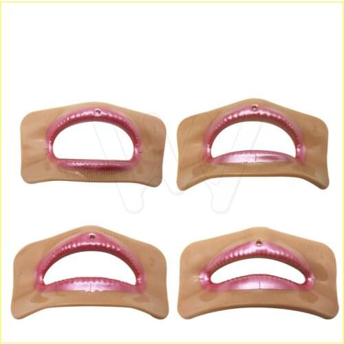 Dental lab denture laboratory mouth measuring lip measurement tool aesthetics parts 4 pcs different shape