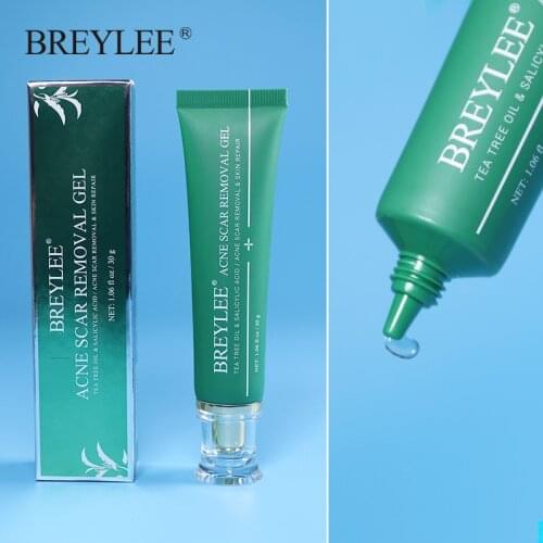BREYLEE Acne Scar Removal Serum Face Cream Treatment Oil Control Cream Shrink Pores Gel Moisturizing Face Skin Care Serum