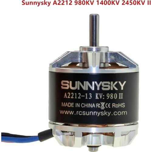 1pcs Sunnysky A2212 980KV 1400KV 2450KV II Brushless Motor Self-lock Screw-CW/CCW For Diy Racing drone Quadcopter RC Airplane