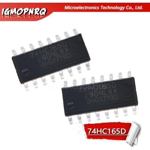 10PCS 74HC165D SOP14 74HC165 SOP SN74HC165DR SOP-14 SN74HC165 SMD new and original IC