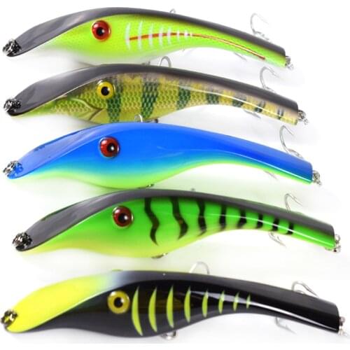14CM 43G Slow Sinking Jerkbait Hard Artifical Lures Pike Bait Jerk Wobblers Fishing Tackle