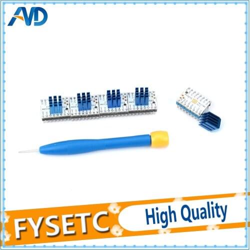 8pcs TMC2208 v1.2 Stepping Motor Mute Driver Stepstick Power Tube Built-in Driver Replace TMC2100 Current 1.4A Peak Current 2A