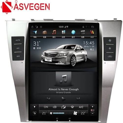 Asvegen 10.4 inch Tesla Vertical Screen Android 6.0 Quad Core Car Multimedia DVD Player Stereo Radio For Toyota Camry 2007-2011