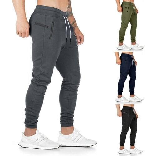 2020 Spring and Autumn New Mens Pants Casual Fitness Training Running Sports Pants Sweatpants for Men