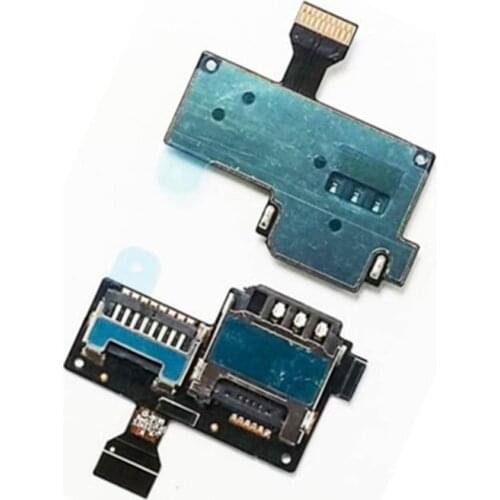 For Samsung Galaxy S4 Mini I9190 i9195 SIM Card Holder and Memory Card Tray Flex Cable Ribbon Genuine New