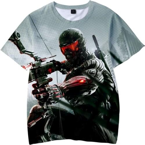 Game Crysis Remastered 3D Printed Men Women Fans T-Shirt Boy Girl Fashion Tshirt Summer Caual Clothes Kids Birthday Party Gift
