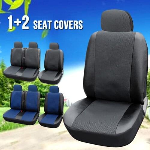 Artificial Leather Seat Covers Whole Year Use Car Seat Cover For Transporter/Van Universal Fit With Truck Interior Accessories
