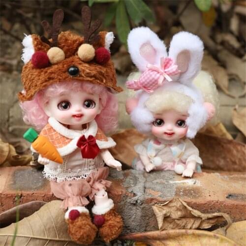 ICY DBS 1/8 BJD DREAM FAIRY POCKET DOLL mechanical joint Body With makeup hair eyes clothes shoes 16CM SD gift box packaging