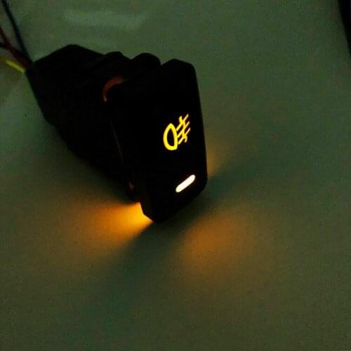 Switch Button 39mm Push Accessories Amber Fog Light For Toyota Tacoma LED Durable