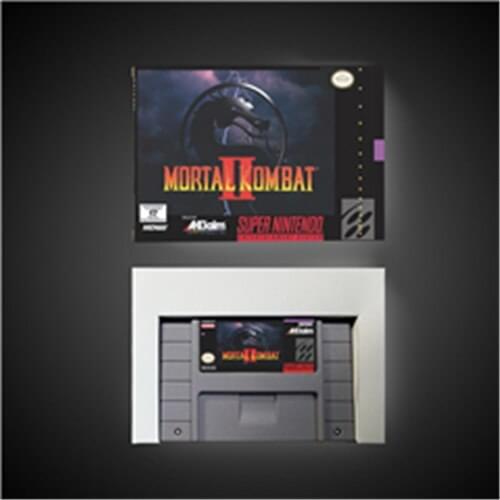 Mortal Kombat II 2 - Action Game Card US Version with Retail Box