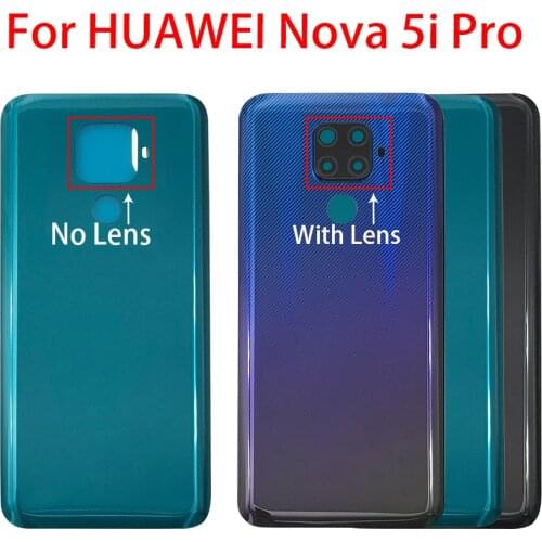 New Back Rear Cover For Huawei Nova 5i Pro Battery Door Housing Battery Back Cover