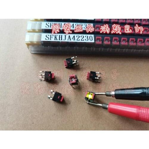 Original new 100% SFKHJA42230 touch switch 6*6*7 green with LED light switch reset