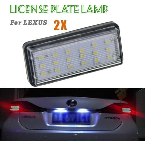 Matching led license plate lamp For Lexus gx470 lx470 LX570 1998 1910 20011 2008 2002 2003 2009 2012 2006 License plate light