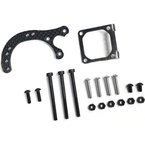 Carbon Fiber Motor Seat Stand Holder Bracket for TAMIYA XV01 RC Car Accessories