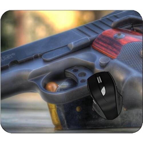 Professional Mousepad Weapon Taurus Pistol Gun Non-Slip Rubber Mousepad