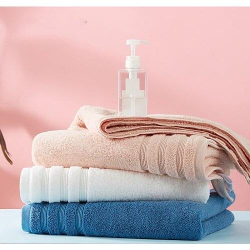 Sanli Combed Cotton Bath Towel Household Water Absorption Antibiosis Quick-Dry Sauna Bathrobe 80*160cm 5 Colors Thicken Towels