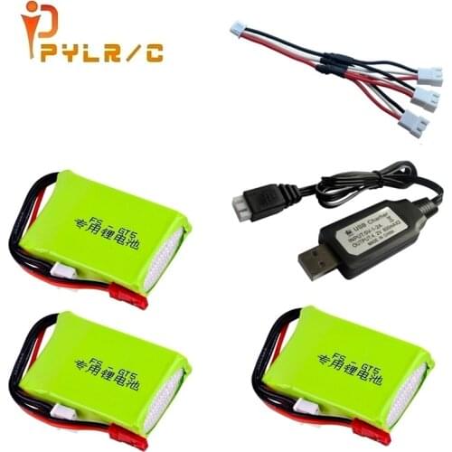 PYL Power 7.4v 1500mah 2S RC Lipo Battery Fits for Flysky FS-GT5 2.4G 6CH Transmitter for RC Car Boat Remote Control Spare Parts