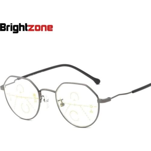 Brightzone New Arrivals Far-Near Presbyopic Progressive No-line Bifocal Eyeglasses Reading Glasses Intelligent Oculos Gafas