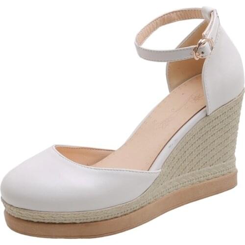 Big Size Fashion slope single shoes ladies high heels women shoes woman pumps