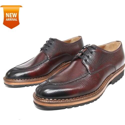 Handmade Double Monk Strap Shoes with Real Calf Leather Extra Light Sole, Burgundy Color, Mens Footwear Spring 2021 Collection