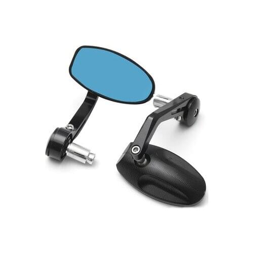 Universal Pair 7/8" 22mm Hot sale CNC Aluminum Motorcycle Handlebar Bar End side mirror rizomas moto bar end mirror